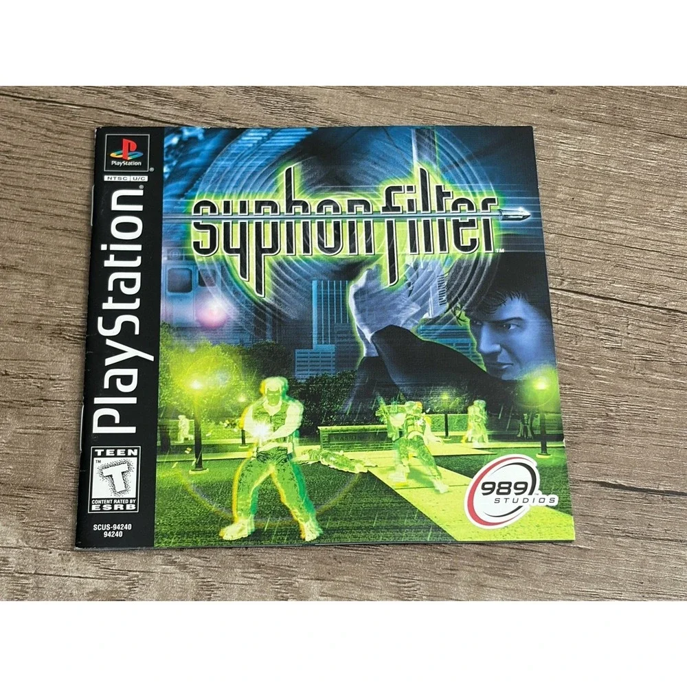 Syphon Filter‎ PS1 Manual Only Sony PlayStation 1 Booklet